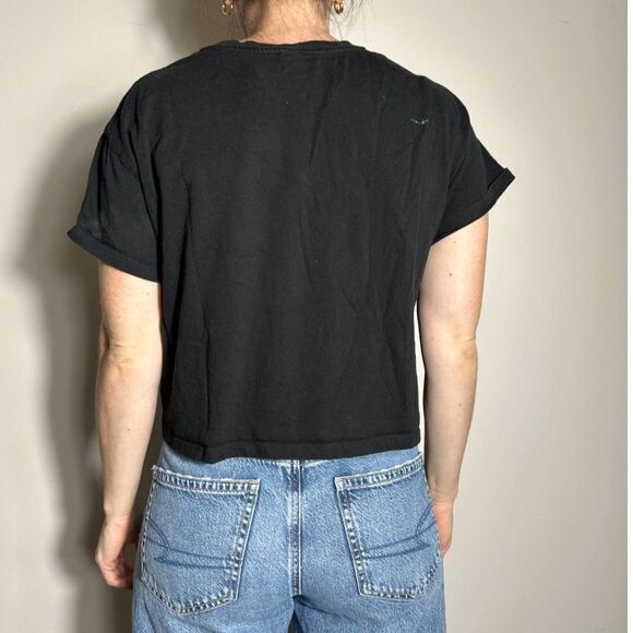 Tabitha Brown x Target Hello There Black Crop Top Size XL - Picture 3 of 5